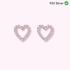 Heart Silver Earring - From Purl