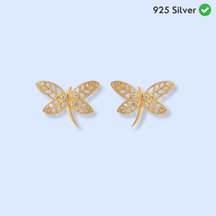 Butterfly Silver Earring - From Purl