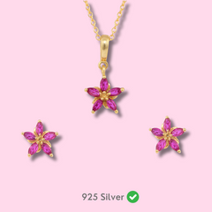 Ruby Flower Set