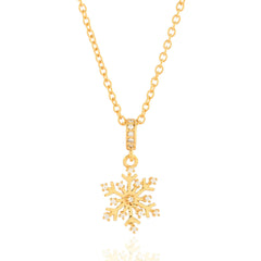 Snowflake Silver Necklace - From Purl Purl