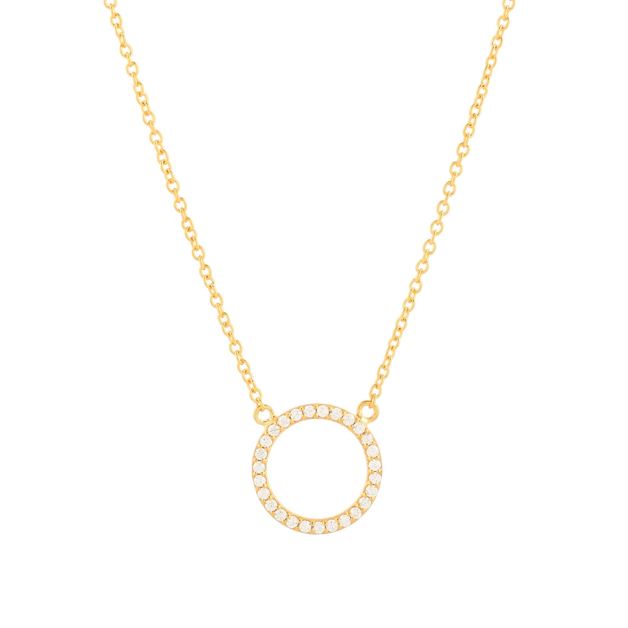 Timeless Eternity Circle Necklace | 925 Silver| Gold Plated - From Purl Purl