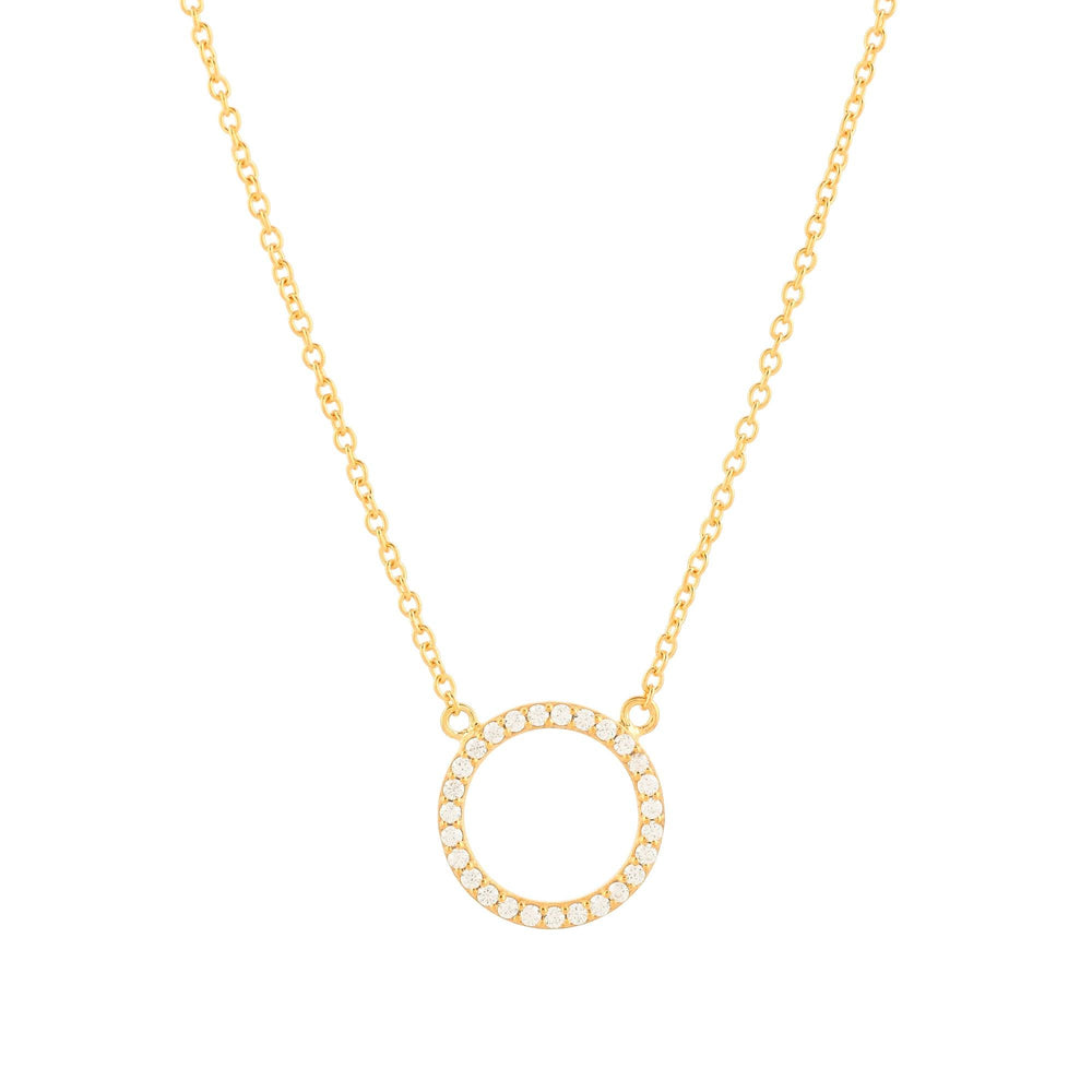 Timeless Eternity Circle Necklace | 925 Silver| Gold Plated - From Purl Purl