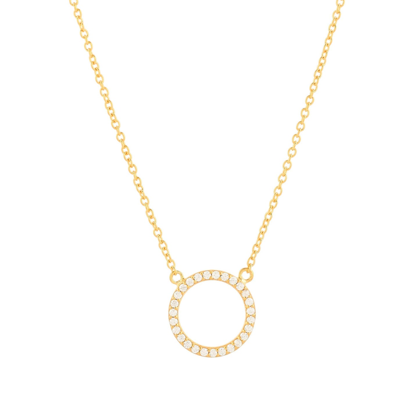 Timeless Eternity Circle Necklace | 925 Silver| Gold Plated - From Purl Purl