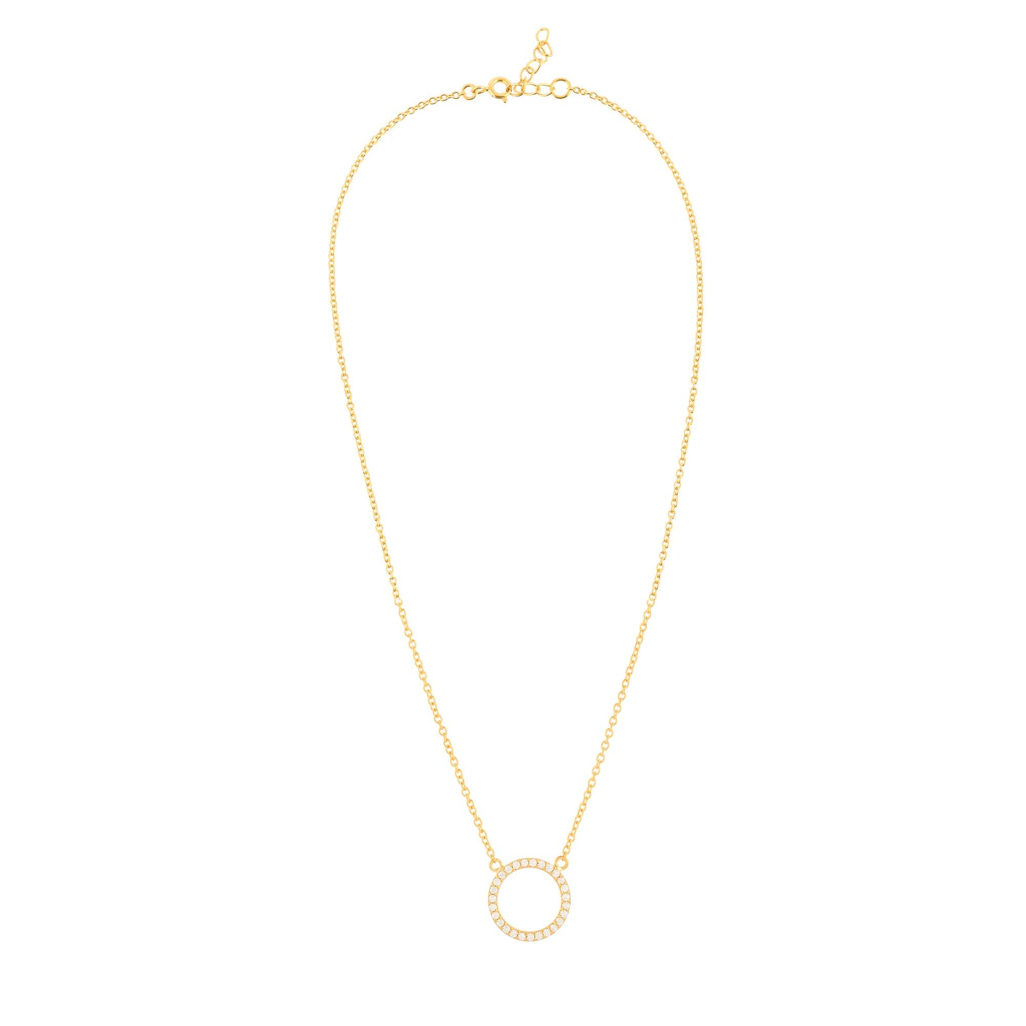 Timeless Eternity Circle Necklace | 925 Silver| Gold Plated - From Purl Purl