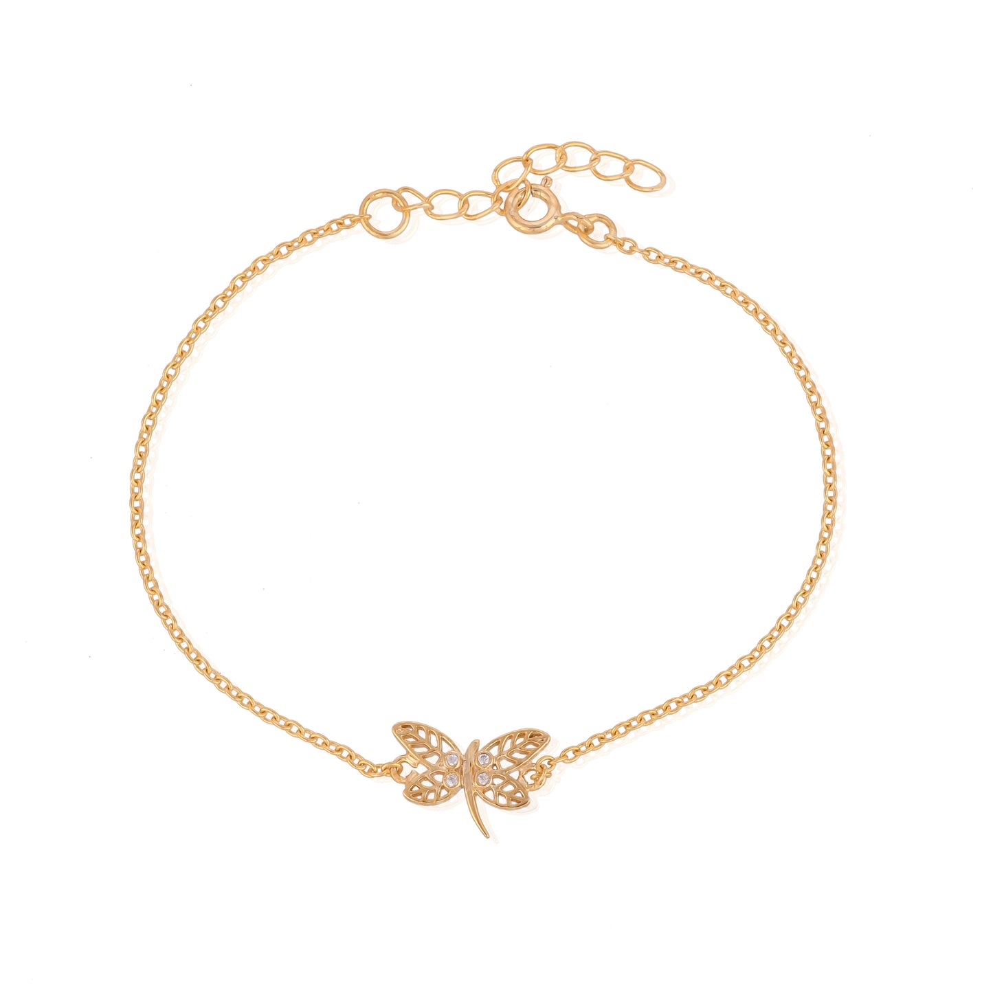 Chic-Butterfly-Silver-Bracelet-For-Girls-And-Women