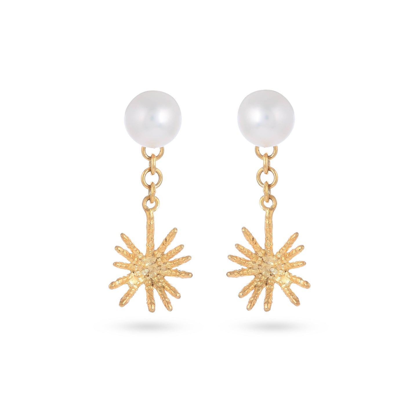 Bohemian-Flower-Pearl-Silver-Earrings-For-Women