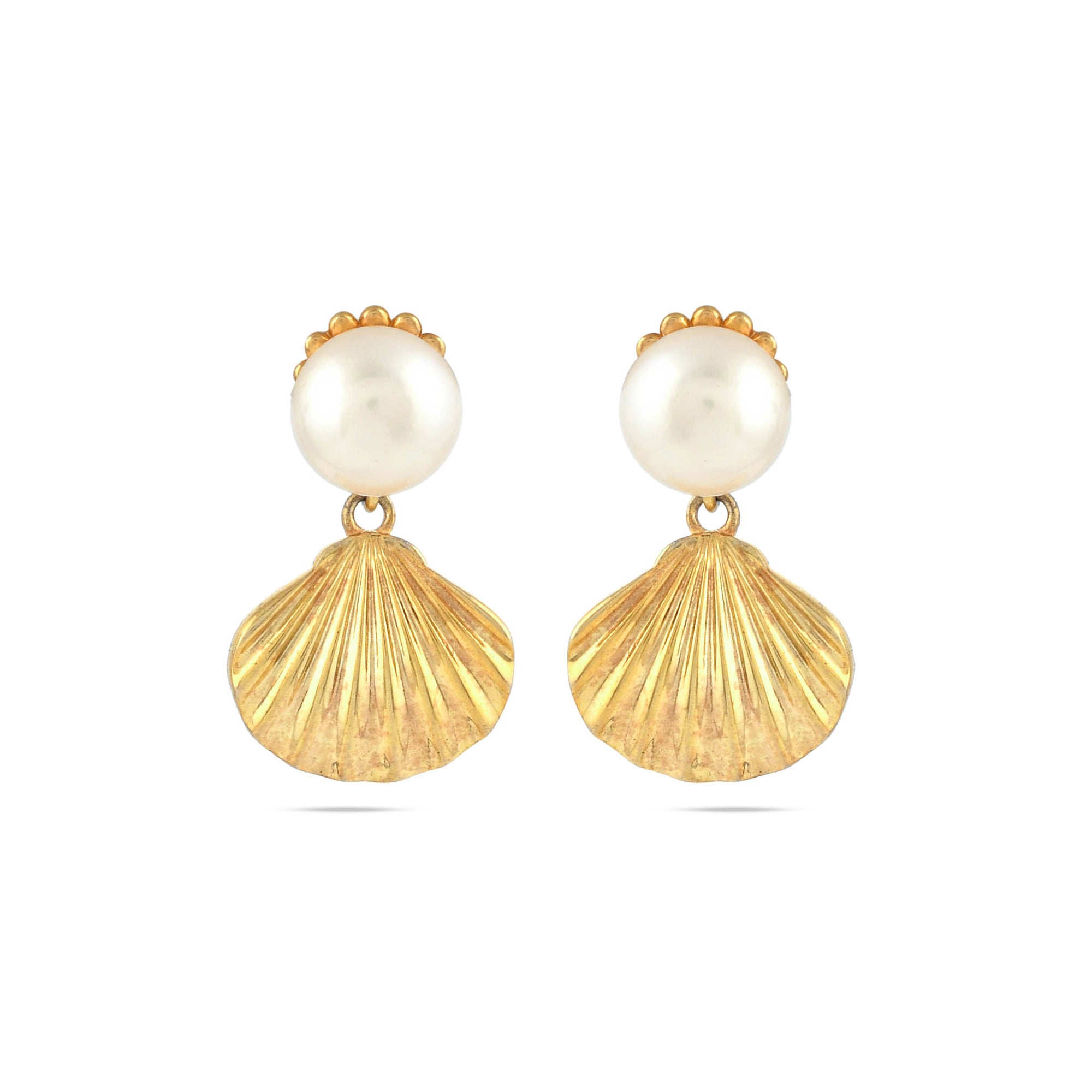 Elegant Pearl Silver Earrings - From Purl