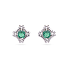 Blue/Green-Cz-Silver-Earrings-For-Women