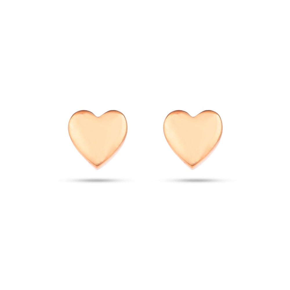 Tiny Heart Earrings| Gold, Silver, Rose-gold - From Purl Purl