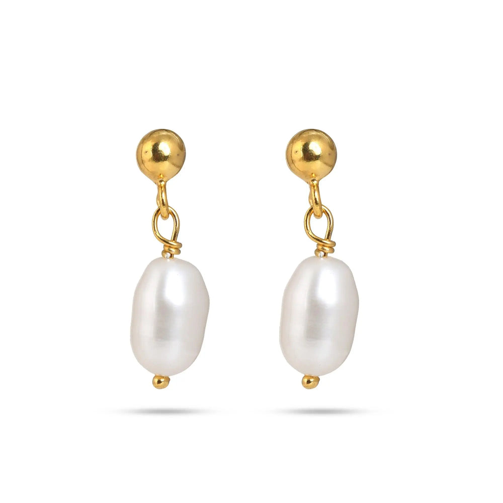 
                  
                    Elegant Pearl Drop Silver Earrings - From Purl Purl
                  
                