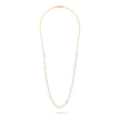 Natural Pearl Beaded Necklace| 925 Silver| 18kt Gold Plated - From Purl Purl