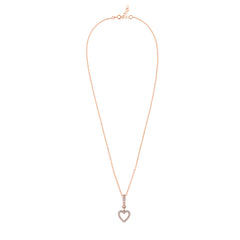 Heart Cz Silver Necklace - From Purl Purl