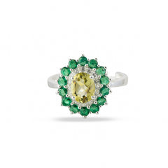 Peridot Ring | 925 Silver- From Purl Purl