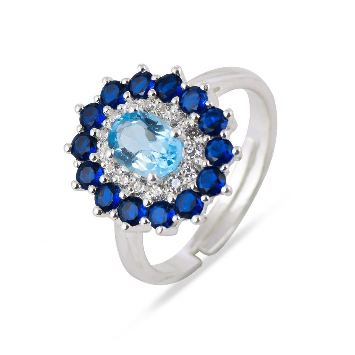 Blue-Topaz-Ring-925-Silver-For-Women