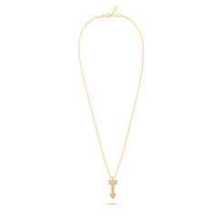 Guiding Grace: Gold-Plated Arrow Necklace - From Purl Purl