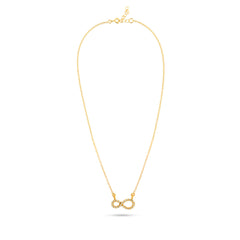 Eternal Grace: Gold-Plated Infinity Necklace - From Purl Purl