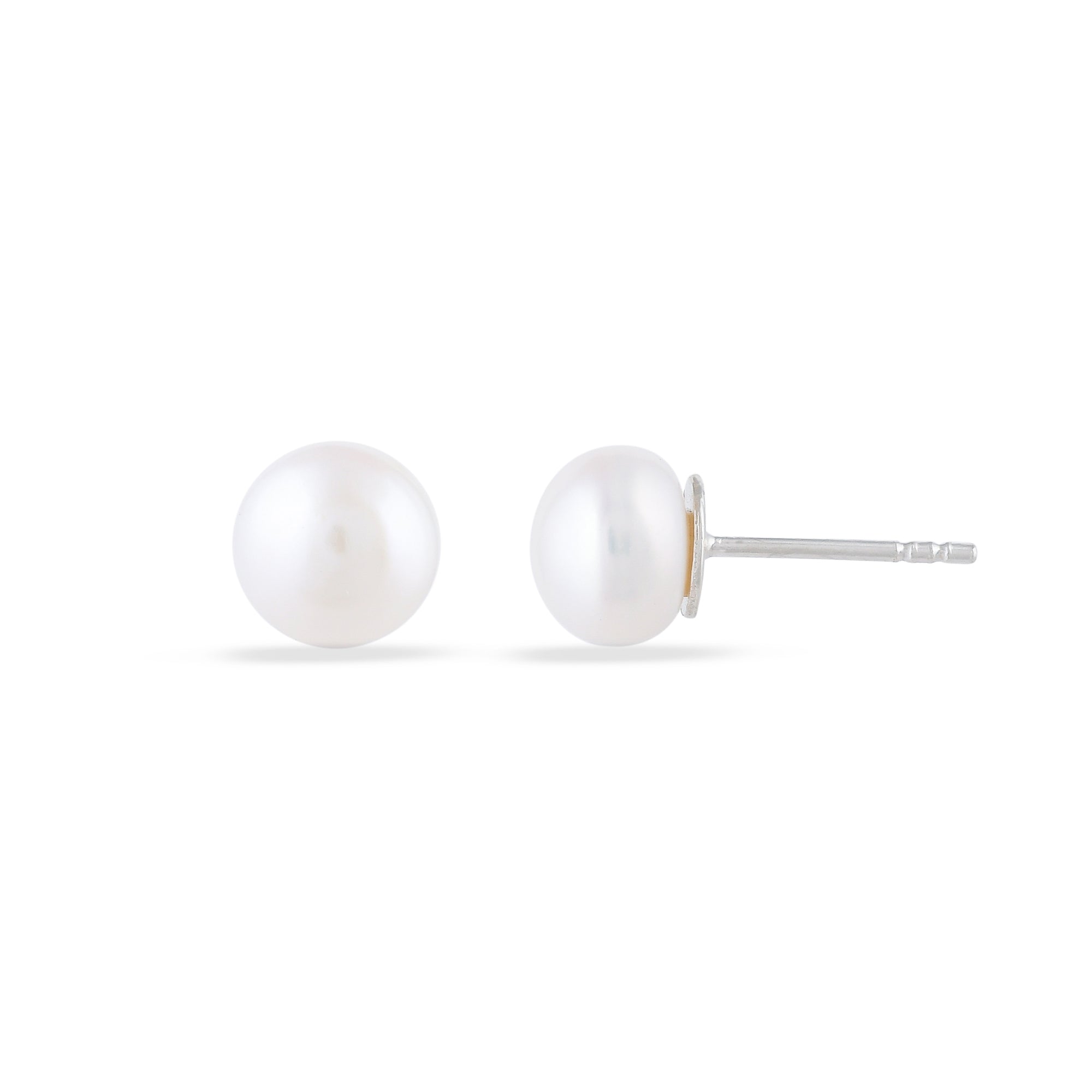 Two in One White Pearl Earrings | Freshwater Pearl - From Purl Purl